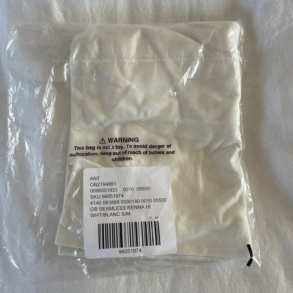 Anthropologie Renna Seamless High-Neck Tank Top White - Picture 2 of 2